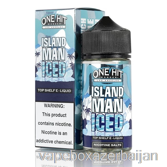Vape Baku Island Man ICED - One Hit Wonder E-Liquid - 100mL 0mg